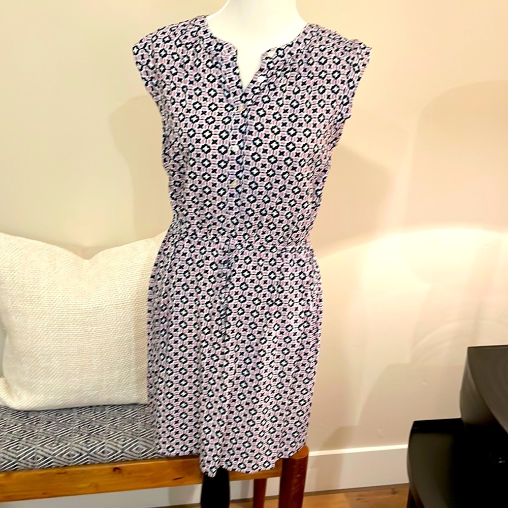 Purple and Navy Loft Dress